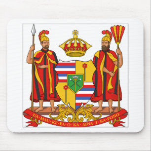 Hawaii royalvapensköld musmatta