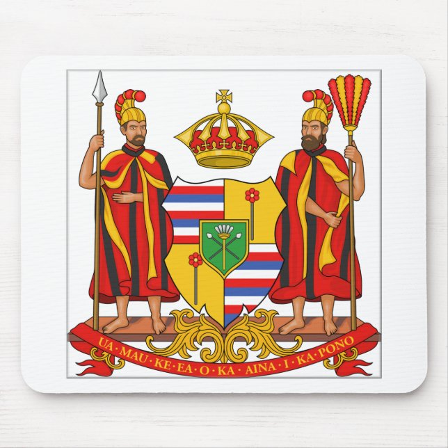 Hawaii royalvapensköld musmatta (Framsidan)