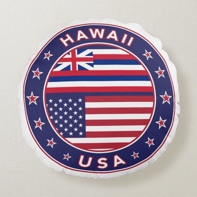 Hawaii Rund Kudde (Framsidan)