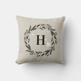Hawaii Rustic Wandemonogram Dekorativ kudde