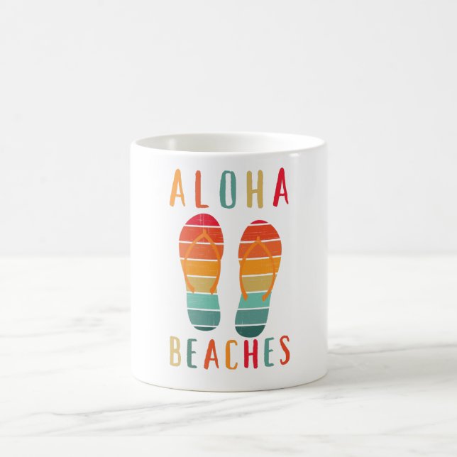 Hawaii Sandles Aloha Beacher Kaffemugg (Center)