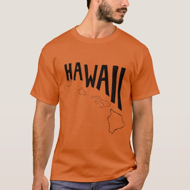Hawaii Scoop T Shirt (Framsida)