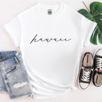 Hawaii Script State Women's T-Shirt