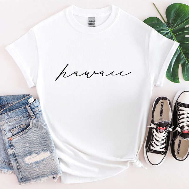 Hawaii Script State Women's T-Shirt (Skapare uppladdad)