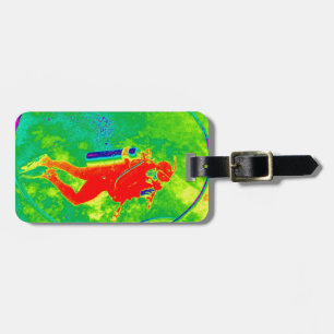 Hawaii Scuba Diver Bagagebricka