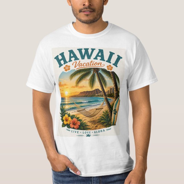 Hawaii Semester T Shirt (Framsida)