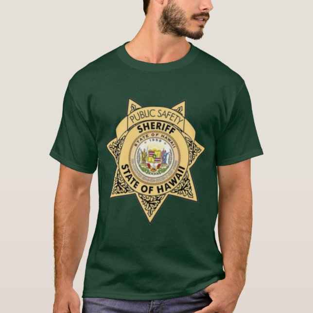 Hawaii sheriff t shirt (Framsida)