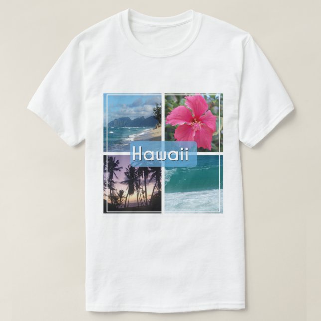 Hawaii Sjölandskap T Shirt (Design framsida)