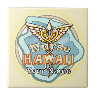 Hawaii Sjuksköterska Caduceus platta Kakelplatta