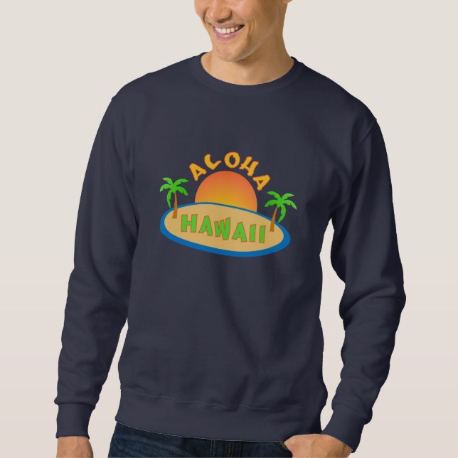 HAWAII-skjortan - välj stil och färg Sweatshirt (Framsida)