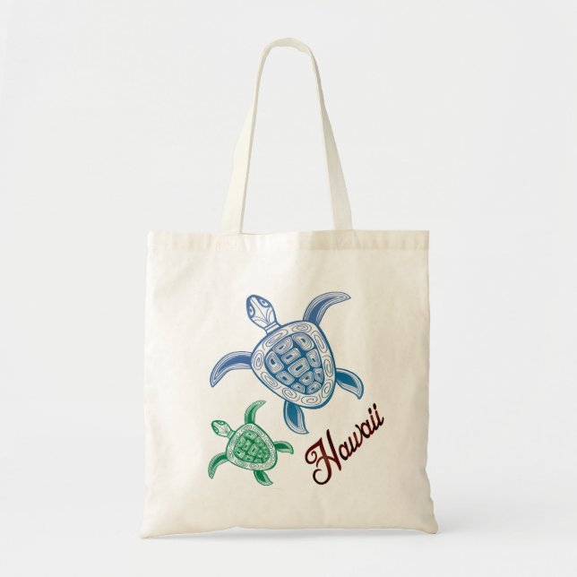 Hawaii Sköldpadda Honu Väska (Framsidan)