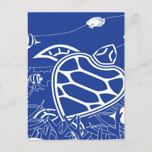 Hawaii Sköldpadda - Honu Vykort
