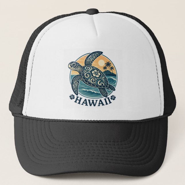 Hawaii Sköldpadda Keps (Framsida)