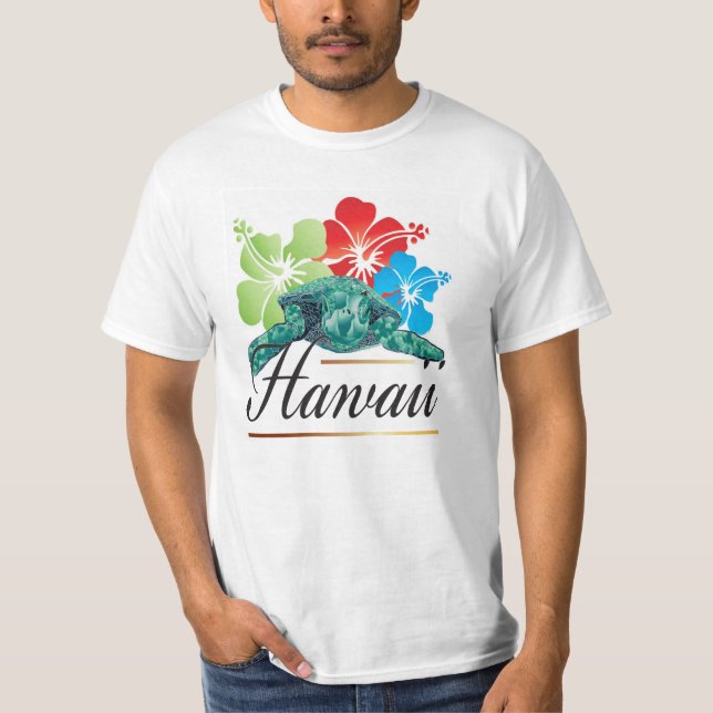Hawaii sköldpadda tee (Framsida)