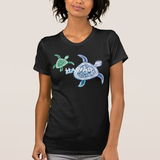 Hawaii sköldpaddaT-tröja Tee (Framsida)