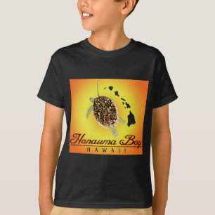 Hawaii sköldpaddor och Hawaii öar T-shirt