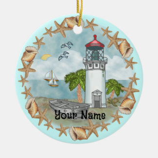 Hawaii Snäckas Lighthouse Ornament