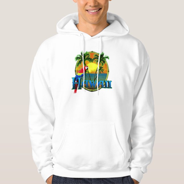 Hawaii solnedgång hoodie (Framsida)