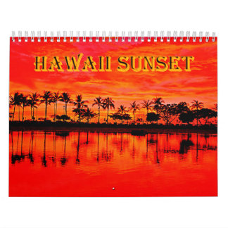 hawaii solnedgång kalender