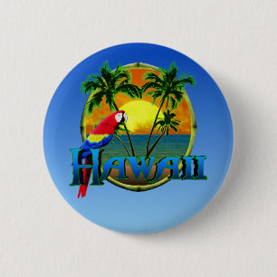 Hawaii solnedgång knapp