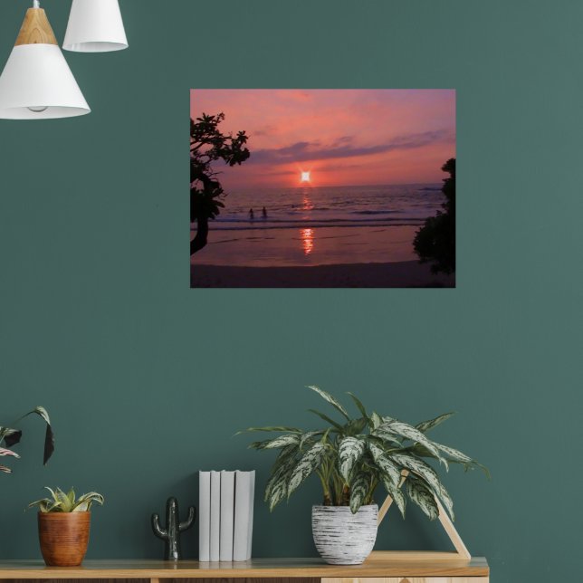 Hawaii Solnedgång Poster (Vardagsrum 1)