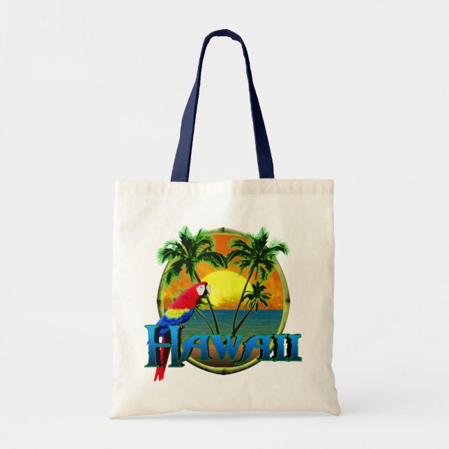 Hawaii solnedgång tygkasse (Framsidan)