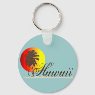 Hawaii solnedgångsouvenir nyckelring