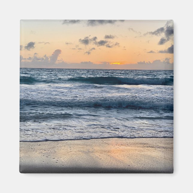 Hawaii soluppgång strand magnet (Framsidan)