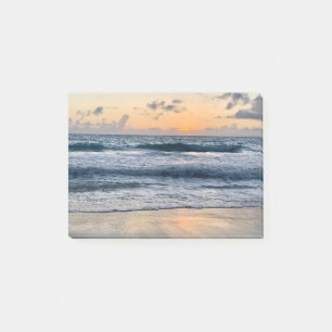 Hawaii soluppgång strand post-it block