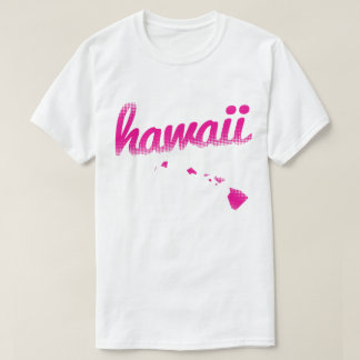 Hawaii som är statlig i rosor tee shirt