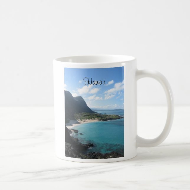 Hawaii som gifta sig muggen kaffemugg (Höger)