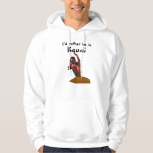 Hawaii som jag skulle är ganska, i Kauai Sweatshirt Med Luva