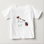 Hawaii State Destinations bröllopsblomma T Shirt<br><div class="desc">Hawaii State Destination Rustic Land Chic Marsala Burgundy Watercolor Blommigt Arrangements & Boho Feathers Bröllop Flower Girl Tutu Shirt~ Kolla min butik för att se hela bröllop-samlingen med denna design!</div>