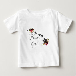 Hawaii State Destinations bröllopsblomma T Shirt