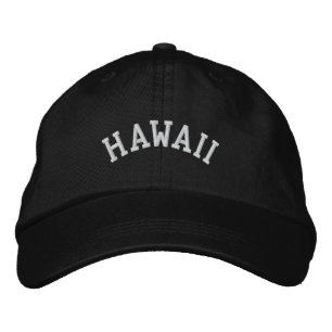 Hawaii State Embroized Broderad Keps