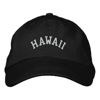 Hawaii State Embroized Broderad Keps