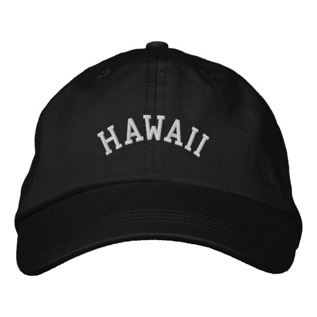 Hawaii State Embroized Broderad Keps (Framsida)