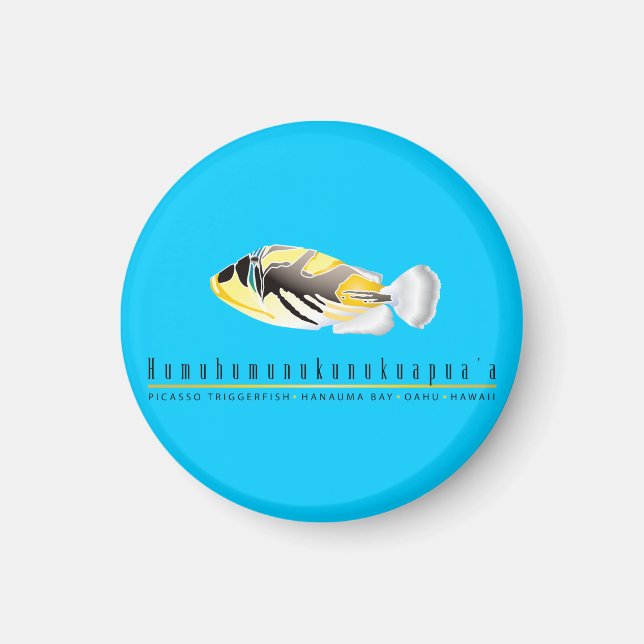 Hawaii State Fish - Humuhumunukunukuapua'a. Magnet (Framsidan)