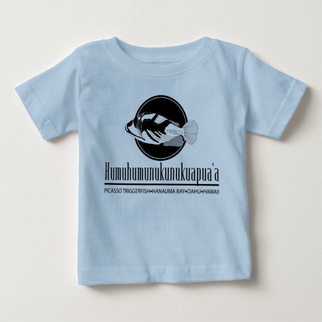 Hawaii State Fish - Humuhumunukunukuapua'a T Shirt (Framsida)