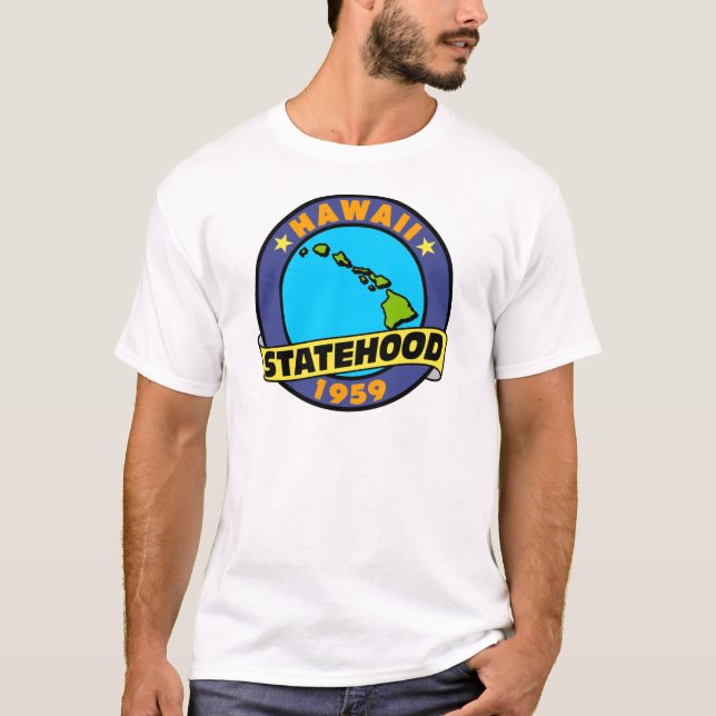 Hawaii Statenature Tee Shirt (Framsida)