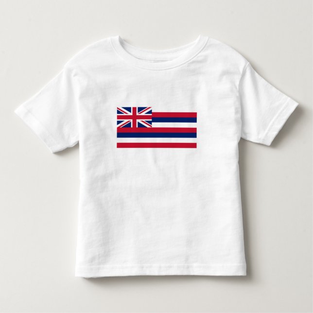 Hawaii statens flagga t shirt (Framsida)