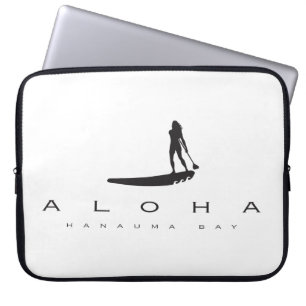 Hawaii stativ som paddlar upp laptop sleeve