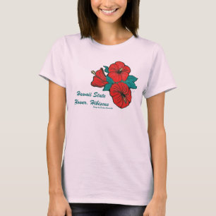 Hawaii statlig blomma, hibiskusT-tröja T-shirt