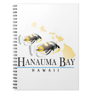 Hawaii statlig fisk - Humuhumunukunukuapua'a Anteckningsbok Med Spiral