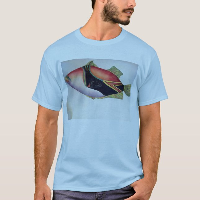 Hawaii statlig fisk t-shirt (Framsida)