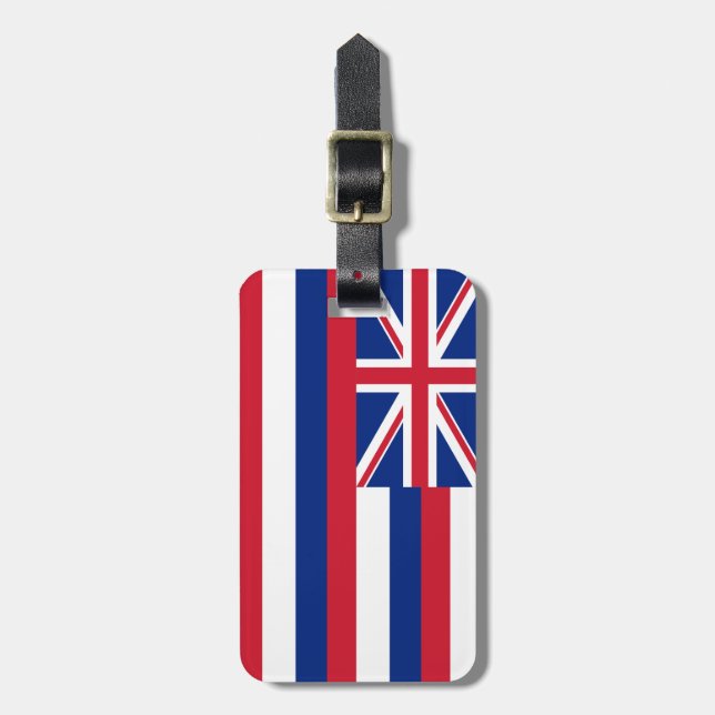 Hawaii statlig flagga bagagebricka (Vertikal Framsida)