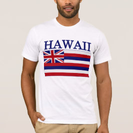 Hawaii Statlig flagga Bella Canvas T-shirt