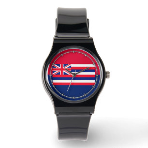 Hawaii Statlig flagga Design Armbandsur