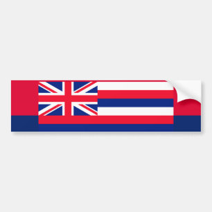 Hawaii Statlig flagga Design Decor Bildekal