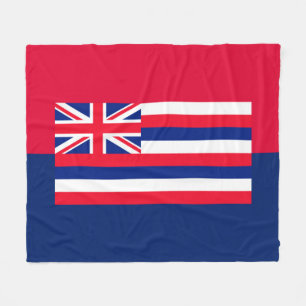 Hawaii Statlig flagga Design Fleecefilt